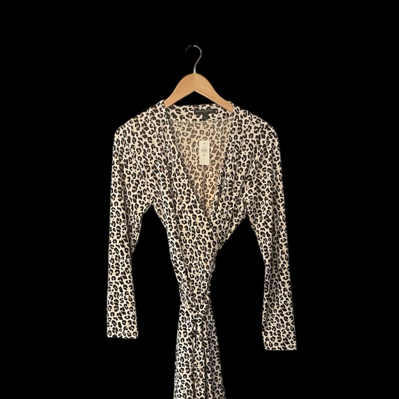 BRF wrap dress leopard print M - Picture 3 of 4